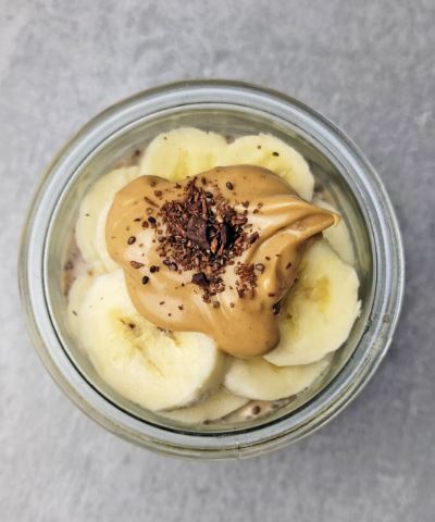 Peanut Butter & Banana Overnight Oats