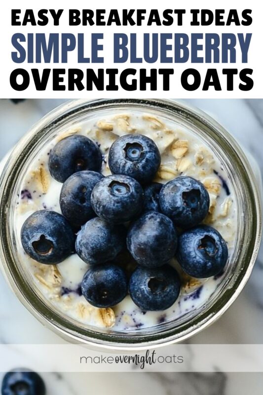 blueberry overnight oats recipe