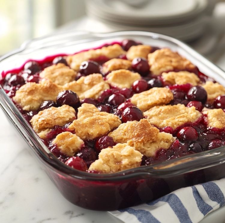 Cranberry Cobbler With Oats