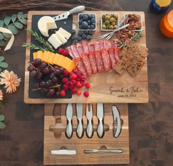 Hana Be Design personalized charcuterie boards