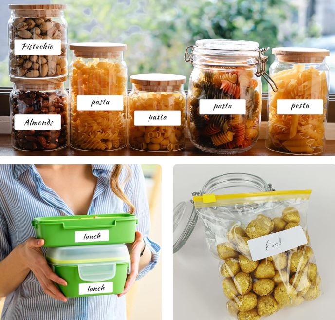 food storage labels