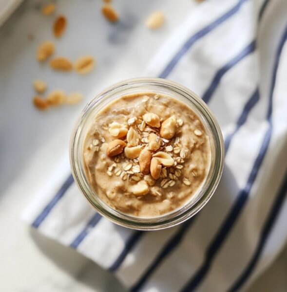 peanut butter overnight oats