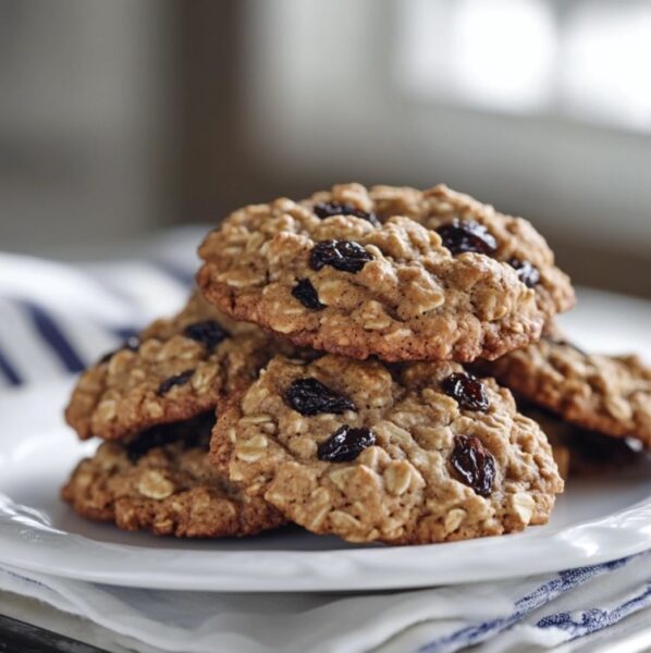 soft oatmeal raisin cookies