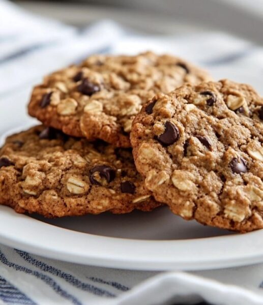 softest chocolate chip oatmeal cookies