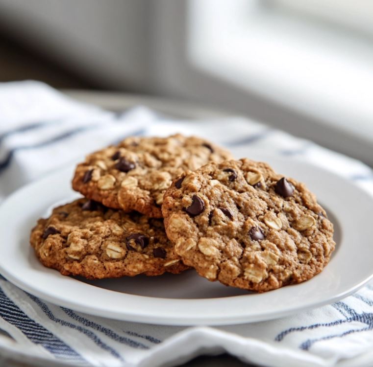 Softest Chocolate Chip Oatmeal Cookies