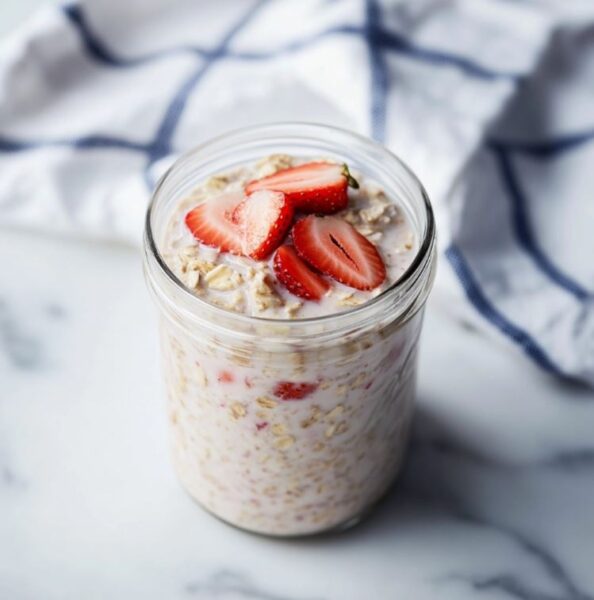 Strawberry Overnight Oats