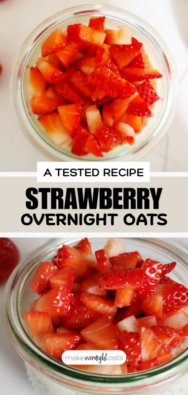 strawberry overnight oats recipe