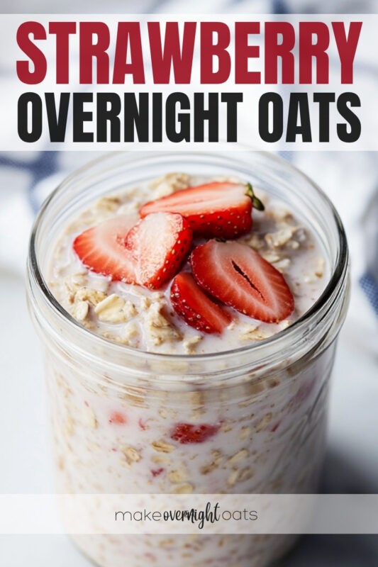 strawberry overnight oats recipe