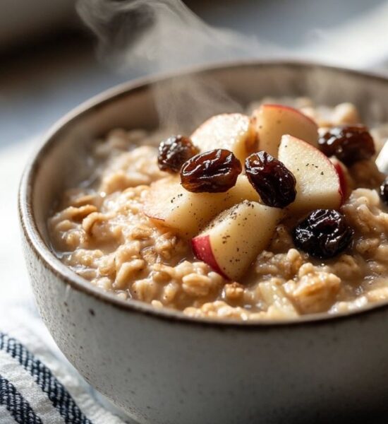 Warm Apple & Raisin Oatmeal