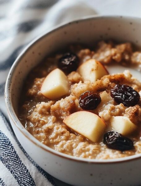 How to make apple and raisin oatmeal