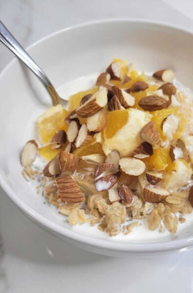 Warm Orange Almond Oatmeal Recipe