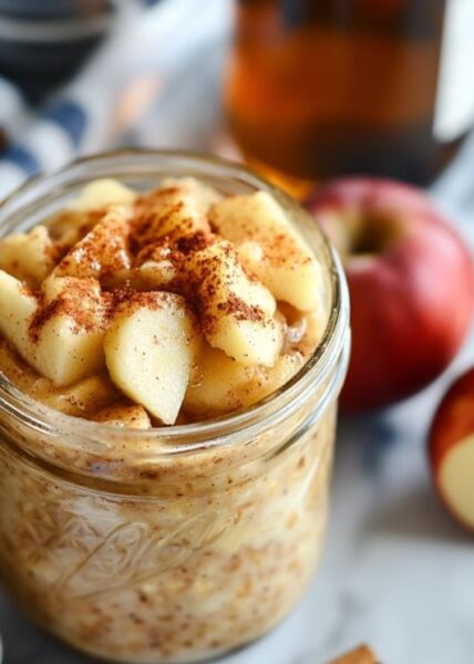 Apple Cinnamon Overnight Oats