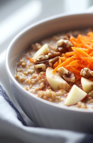 Warm Carrot Cake Oatmeal Recipe