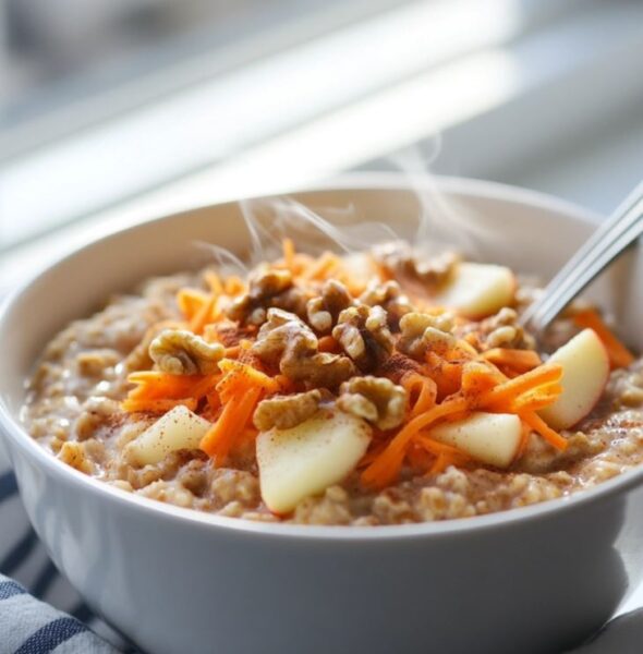 Warm Carrot Cake Oatmeal Recipe