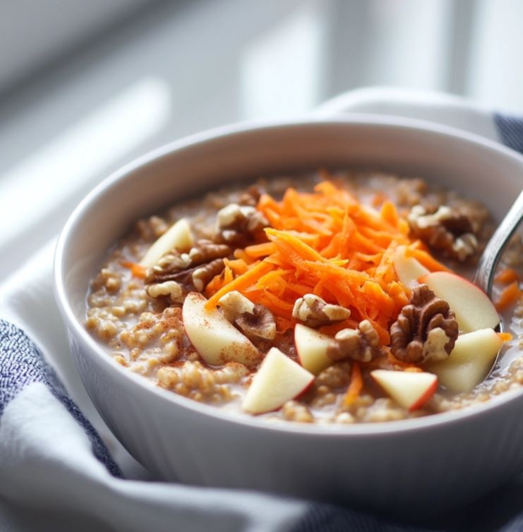 Warm Carrot Cake Oatmeal Recipe