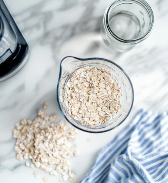 Ingredients For DIY Oat Milk