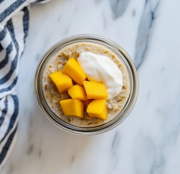 Mango Overnight Oats Recipe