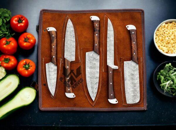 Damascus Steel Chef Set