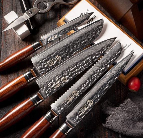 Professional Damascus Chef Knives