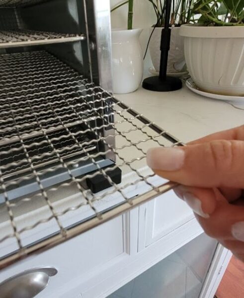 Easy to clean stainless steel trays