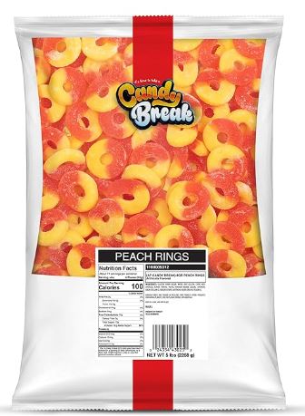 peach rings Candies To Freeze Dry