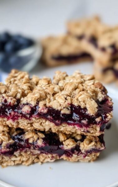 Blueberry Oatmeal Bars Recipe