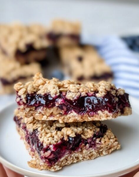 Blueberry Oatmeal Bars Recipe