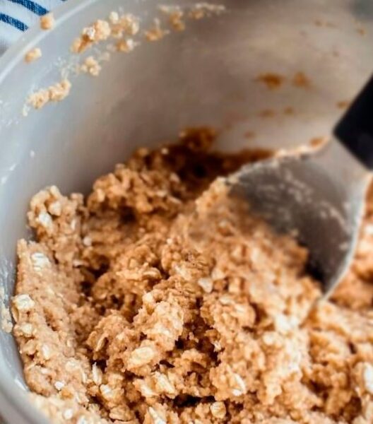 dough for Blueberry Oatmeal Bars 