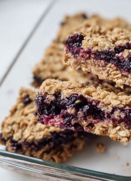 Blueberry Oatmeal Bars Recipe