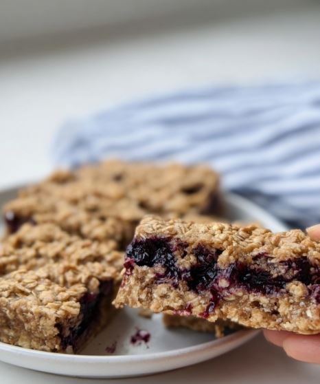 Blueberry Oatmeal Bars Recipe