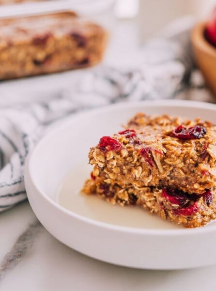 Cranberry Baked Oatmeal Tips