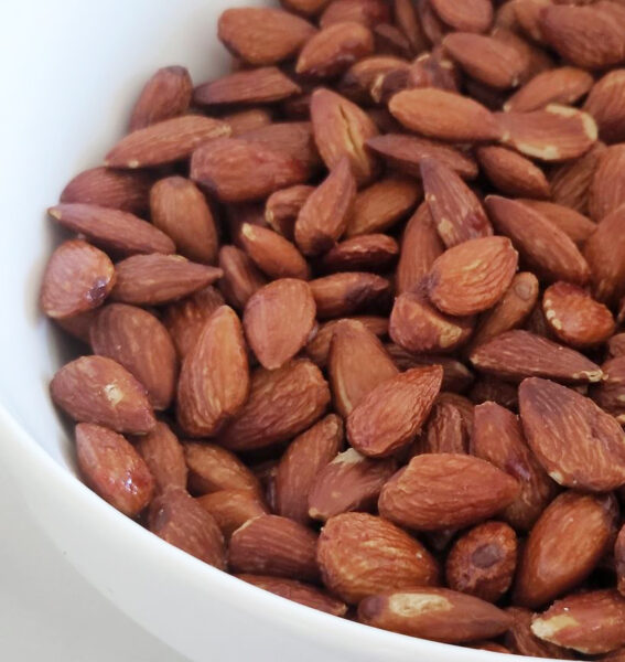 Best Roasted Maple Almonds