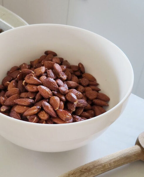 Spiced Maple Almonds