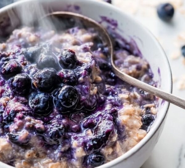 stovetop blueberry oatmeal