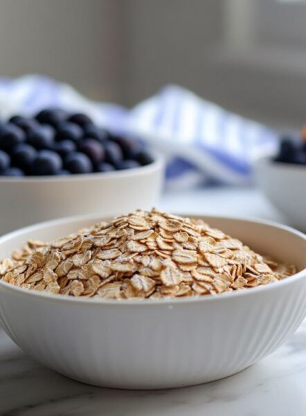 ingredients for Best Stovetop Blueberry Oatmeal Recipe