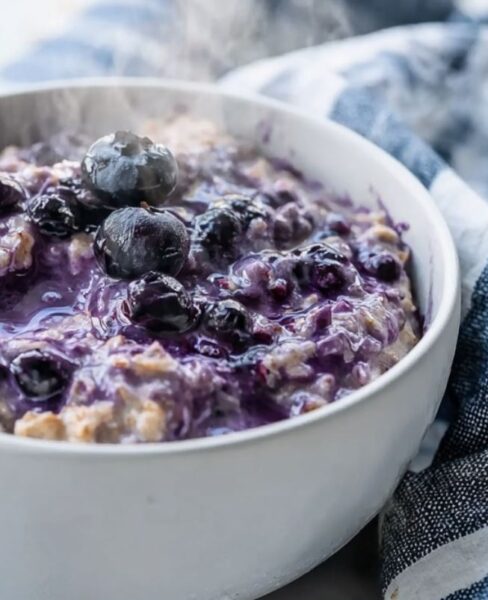 how to make stovetop Blueberry Oatmeal Recipe dairy free