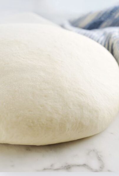 Let the pizza dough rise