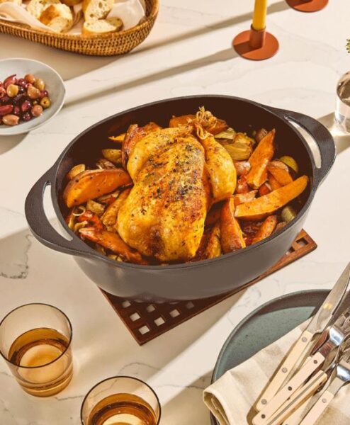 Caraway Enameled Cast Iron Dutch Oven - 8qt