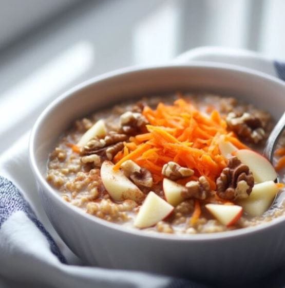 Warm Carrot Cake Oatmeal Recipe