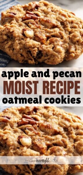chewy apple oatmeal cookies