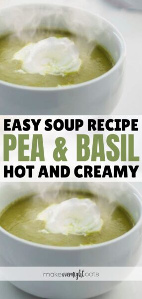 pea soup with basil