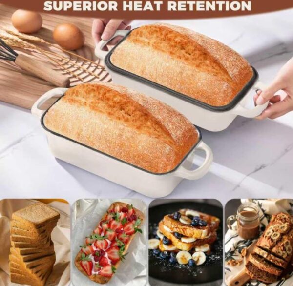 Articasting White Bread Pan
