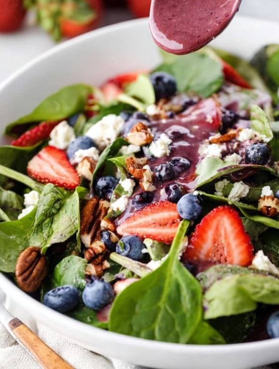 blueberry-balsamic-vinaigrette salad dressing