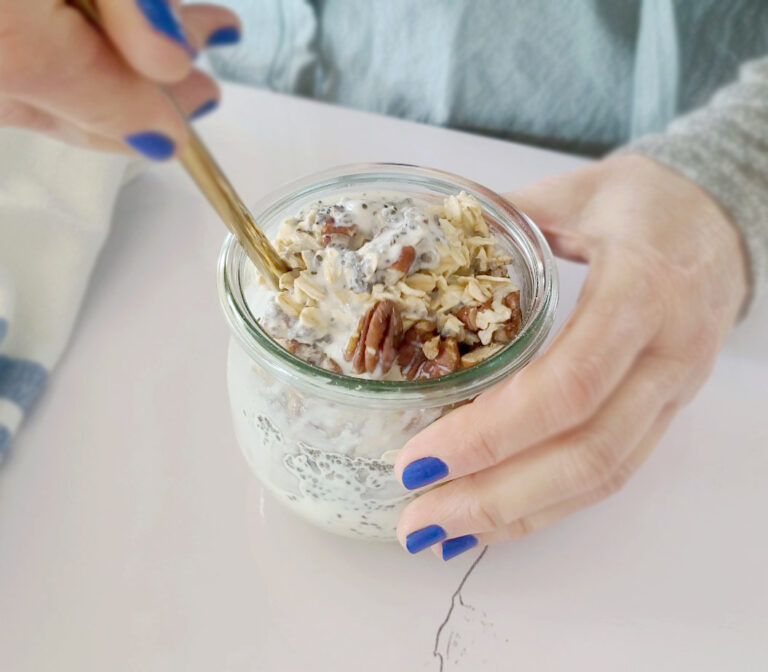 spice pecan overnight oats directions 3