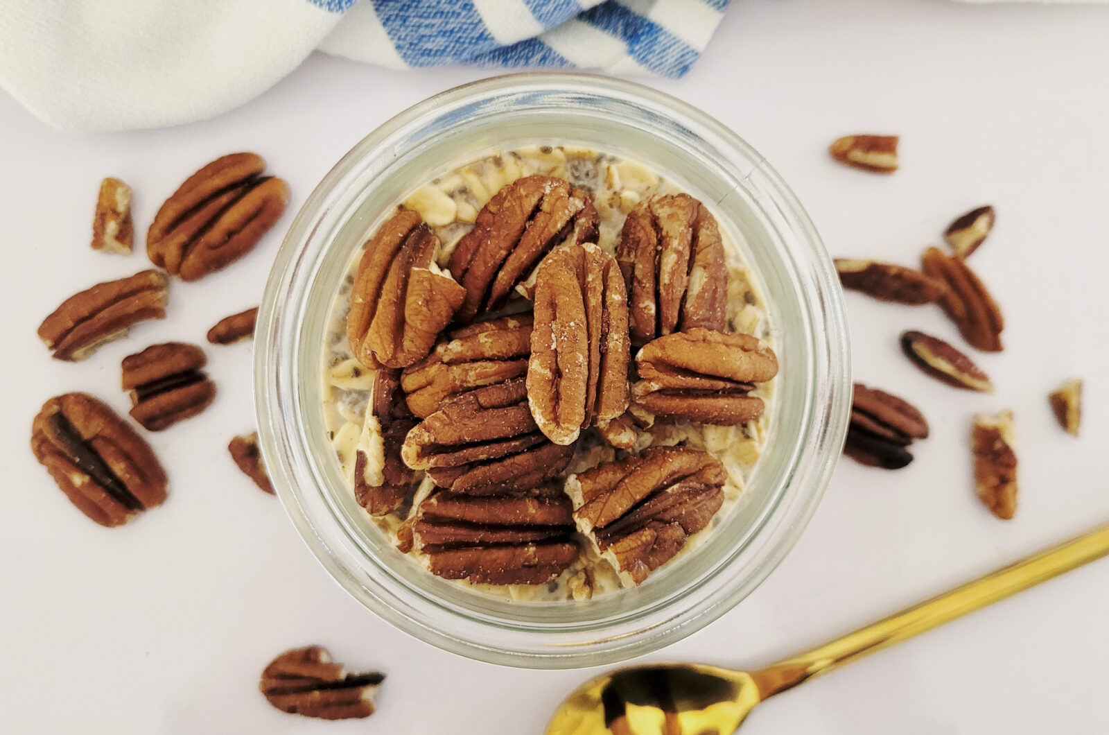 Spiced Pecan Overnight Oats