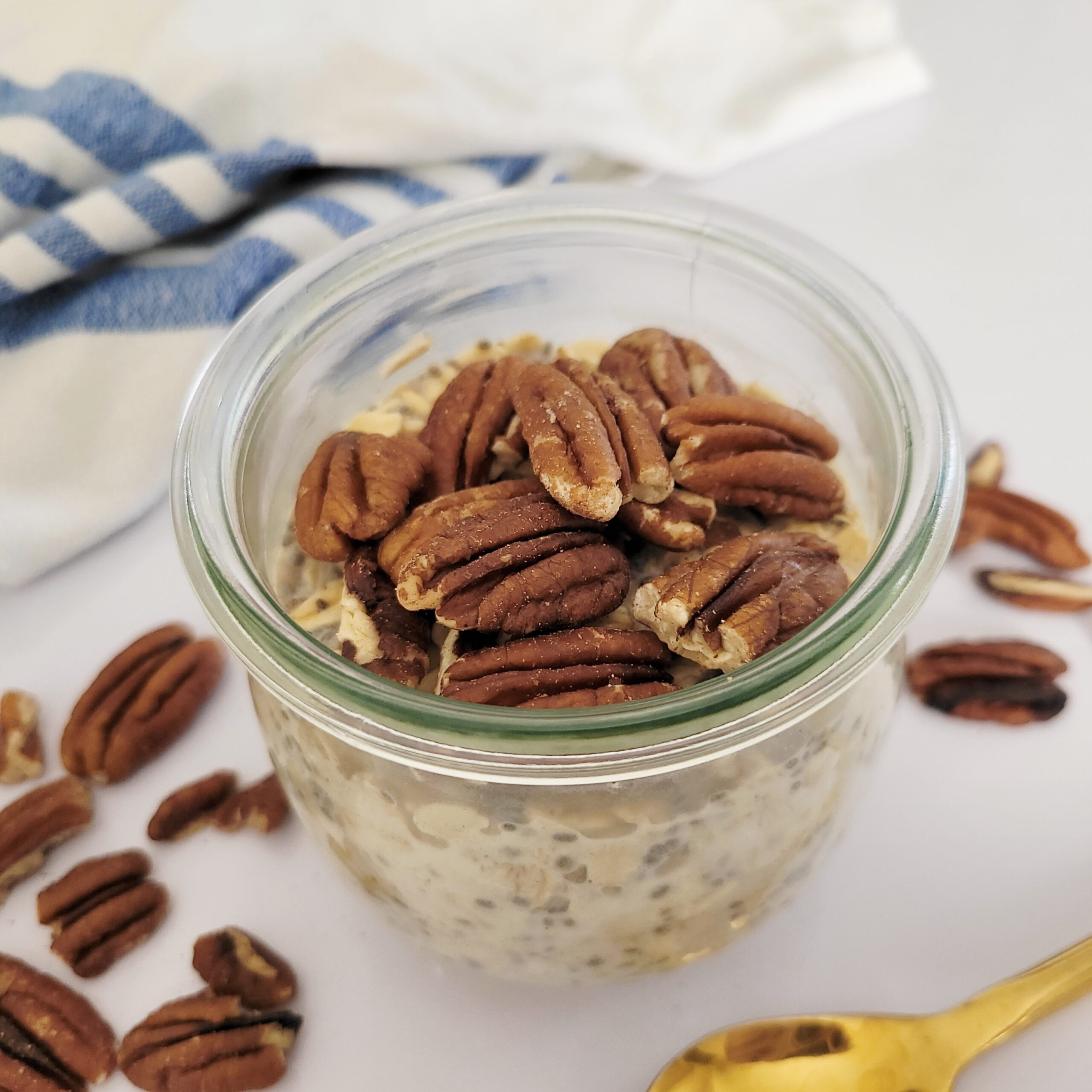 Spiced Pecan Overnight Oats