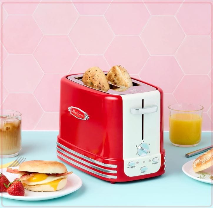 Nostalgia Retro Wide Toaster