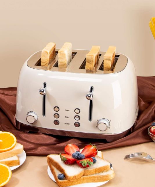 4 Slice Retro Toaster