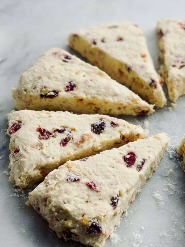 cranberry scones recipe steps