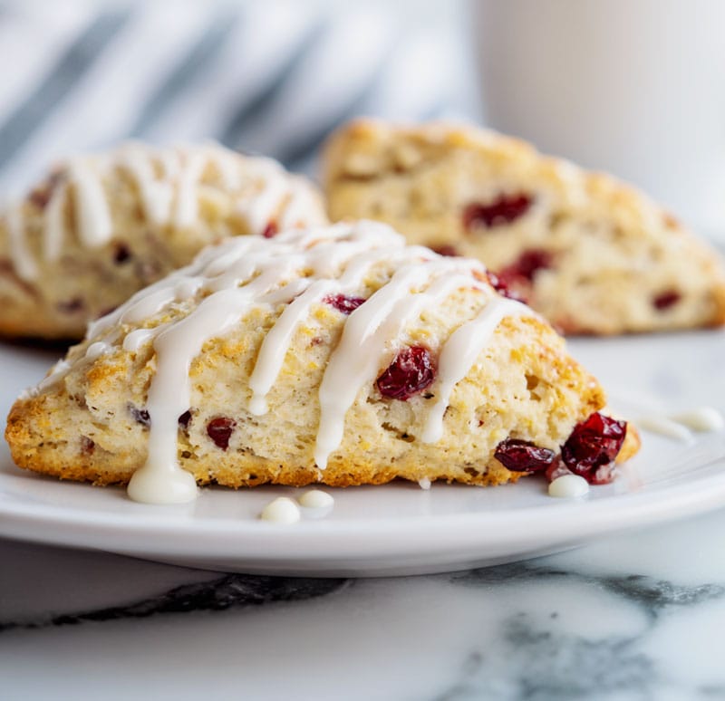 Easy Cranberry Orange Scones